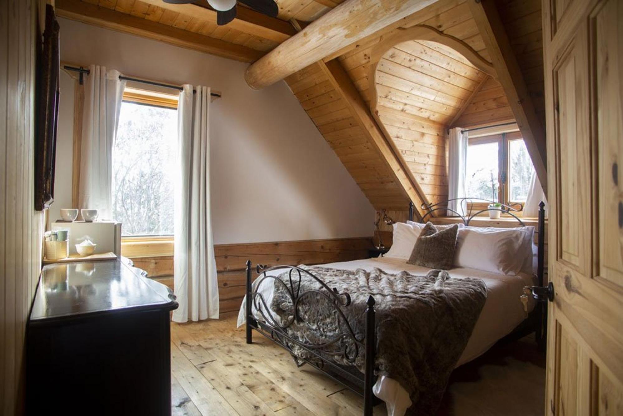 Hebergement "La Maison En Bois Rond" Sainte-Marie Chambre photo